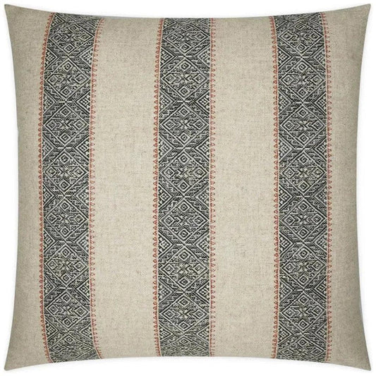 Zadar Global Tan Taupe Red Large Throw Pillow Insert - LOOMLAN - D.V. Kap - Throw Pillows