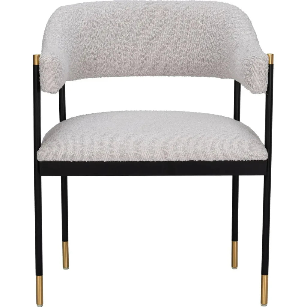 Zadar Misty Gray Dining Arm Chair - LOOMLAN - Zuo Modern - Dining Chairs
