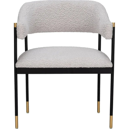 Zadar Misty Gray Dining Arm Chair - LOOMLAN - Zuo Modern - Dining Chairs