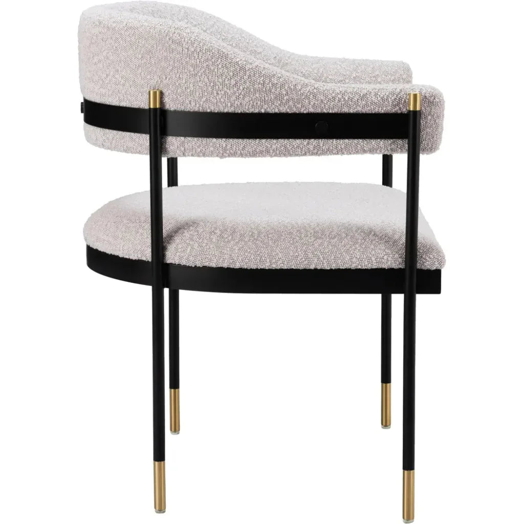 Zadar Misty Gray Dining Arm Chair - LOOMLAN - Zuo Modern - Dining Chairs