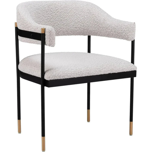 Zadar Misty Gray Dining Arm Chair - LOOMLAN - Zuo Modern - Dining Chairs