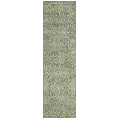 Zafrine Aloe Washable Indoor - Outdoor Rug - LOOMLAN - LOOMLAN Rugs - Outdoor Rugs