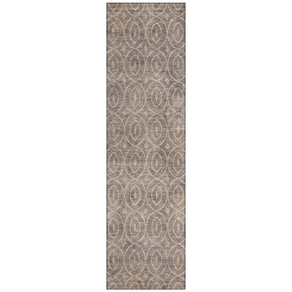Zafrine Brown Washable Indoor - Outdoor Rug - LOOMLAN - LOOMLAN Rugs - Outdoor Rugs