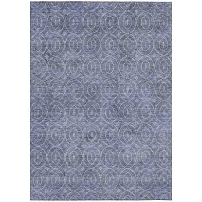 Zafrine Denim Washable Indoor - Outdoor Rug - LOOMLAN - LOOMLAN Rugs - Outdoor Rugs