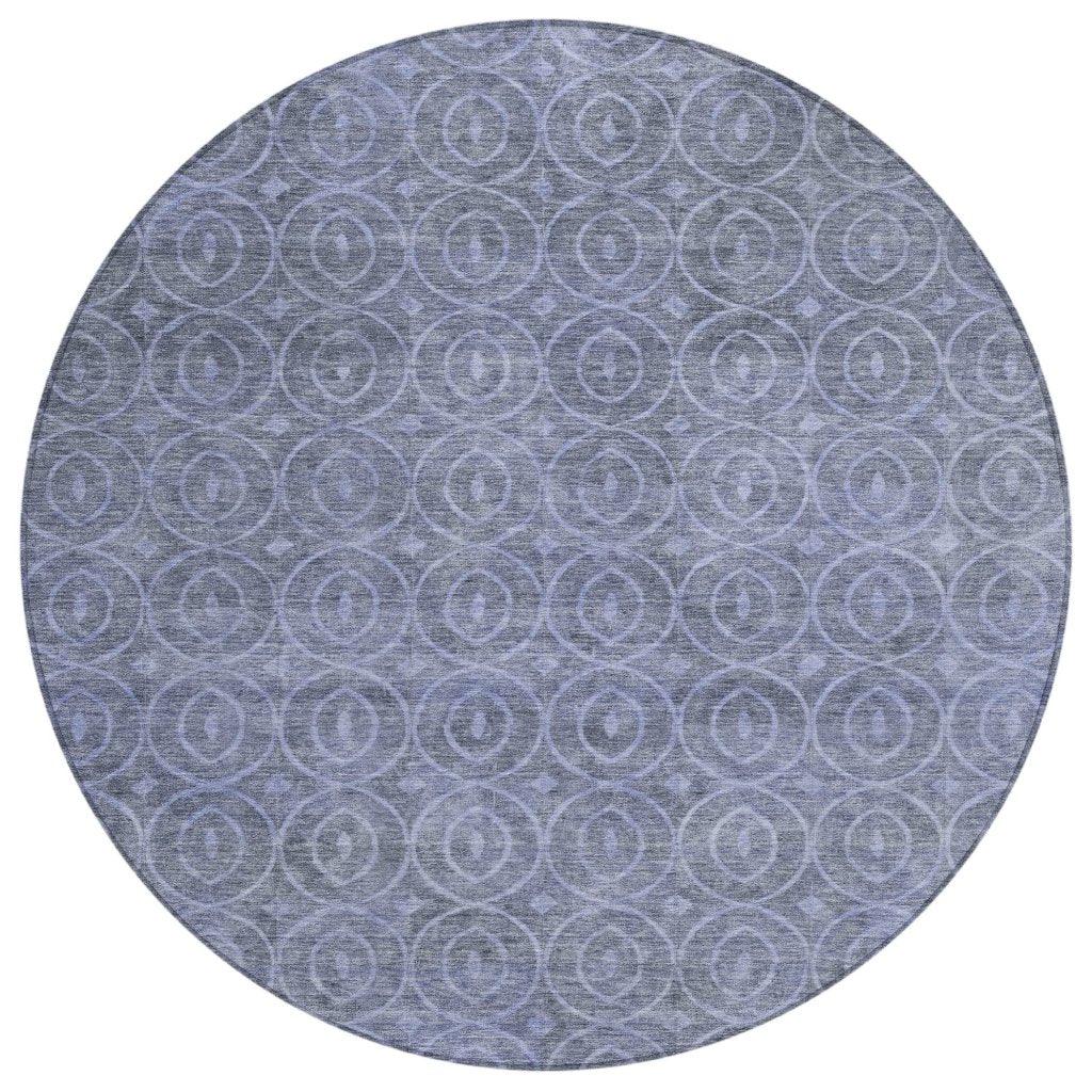 Zafrine Denim Washable Indoor - Outdoor Rug - LOOMLAN - LOOMLAN Rugs - Outdoor Rugs