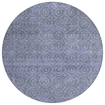 Zafrine Denim Washable Indoor - Outdoor Rug - LOOMLAN - LOOMLAN Rugs - Outdoor Rugs