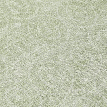 Zafrine Green Washable Indoor - Outdoor Rug - LOOMLAN - LOOMLAN Rugs - Outdoor Rugs
