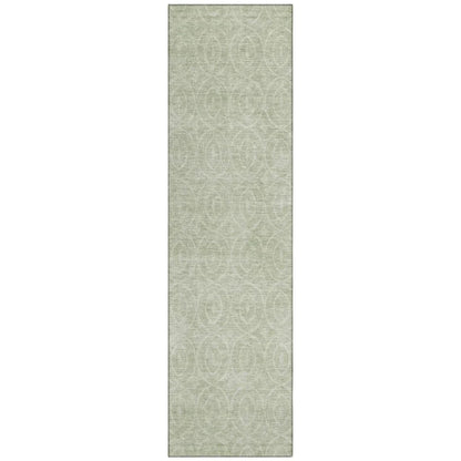 Zafrine Green Washable Indoor - Outdoor Rug - LOOMLAN - LOOMLAN Rugs - Outdoor Rugs