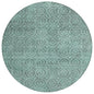 Zafrine Teal Washable Indoor - Outdoor Rug - LOOMLAN - LOOMLAN Rugs - Outdoor Rugs