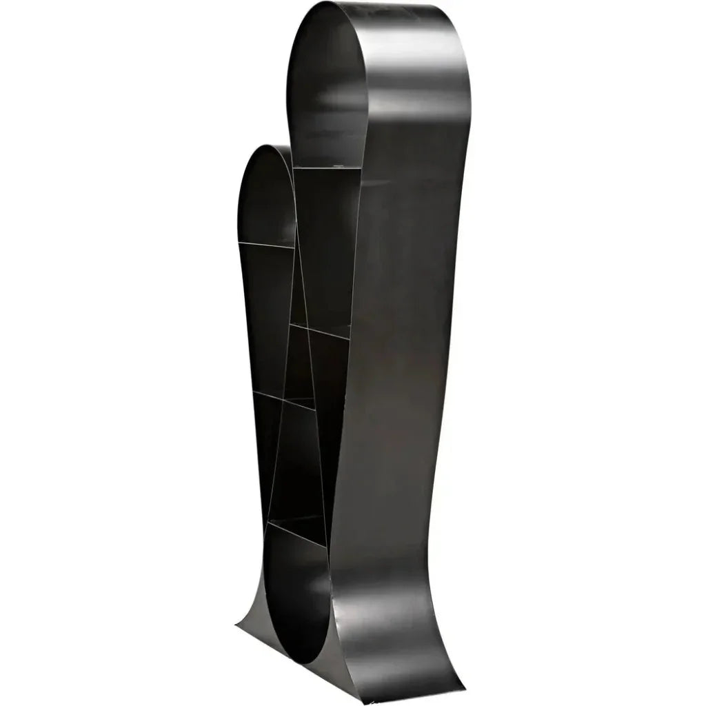 Zaha Metal Black Etagere-Etageres-Noir-LOOMLAN