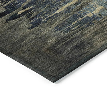 Zahran Brown Washable Indoor - Outdoor Rug - LOOMLAN - LOOMLAN Rugs - Outdoor Rugs