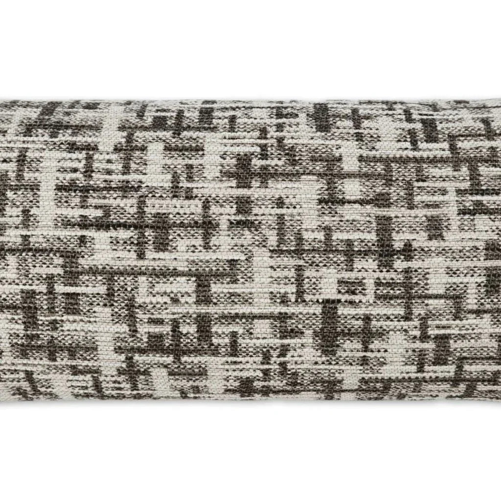 Zahwe Hamdmade Grey Outdoor Pillow-Outdoor Pillows-D.V. Kap-LOOMLAN