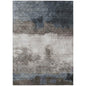 Zailor Gray Washable Indoor-Outdoor Rug-Outdoor Rugs-LOOMLAN Rugs-2'6" x 3'10"-LOOMLAN