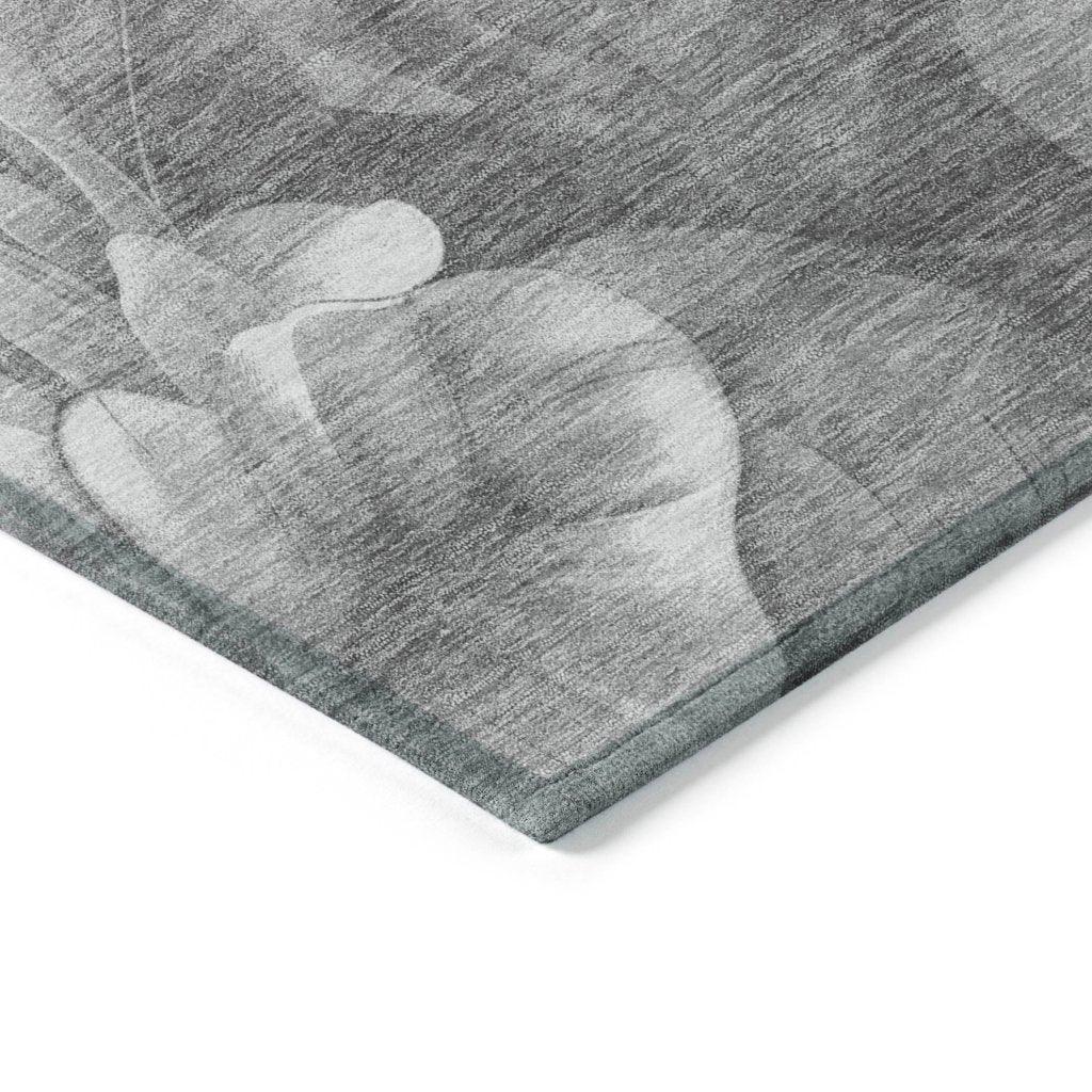 Zaleenah Gray Washable Indoor - Outdoor Rug - LOOMLAN - LOOMLAN Rugs - Outdoor Rugs