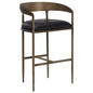Zanatta Leather Barstool - LOOMLAN - SUNPAN - Bar Stools