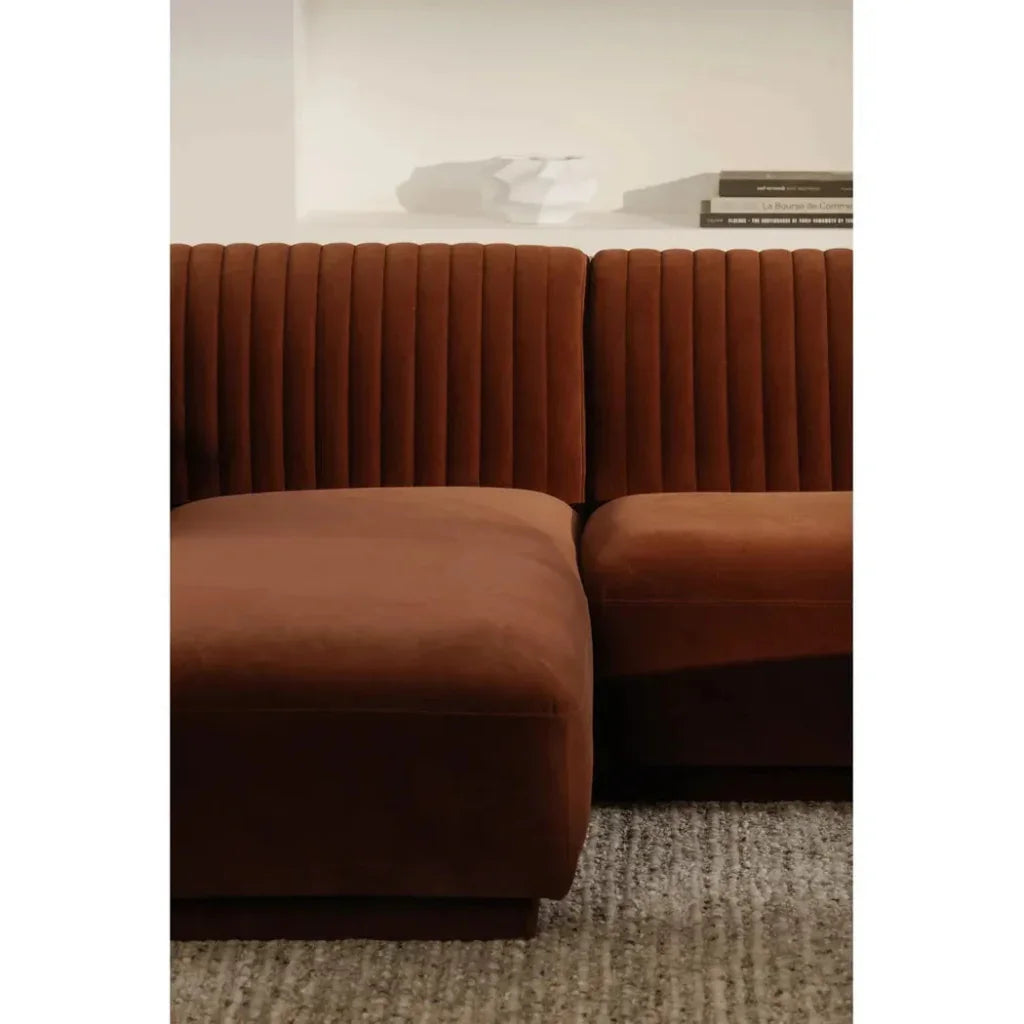 Zandro Performance Fabric Sectional Left-Modular Sofas-Moe's Home-LOOMLAN