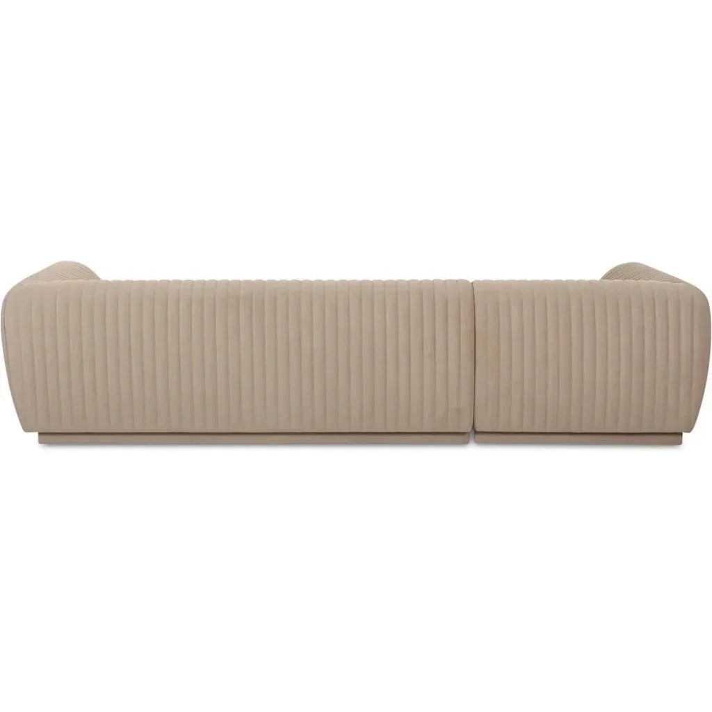 Zandro Performance Fabric Sectional Left-Modular Sofas-Moe's Home-LOOMLAN