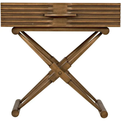 Zanta Wood Rectangle Side Table