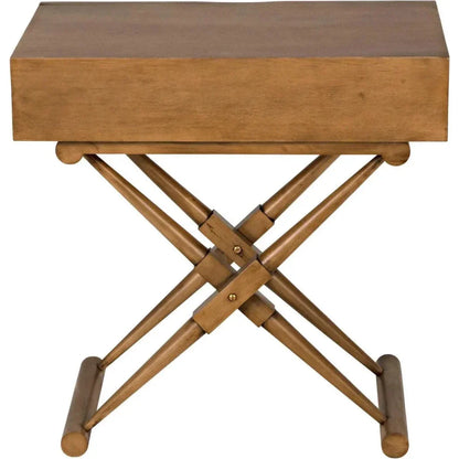 Zanta Wood Rectangle Side Table