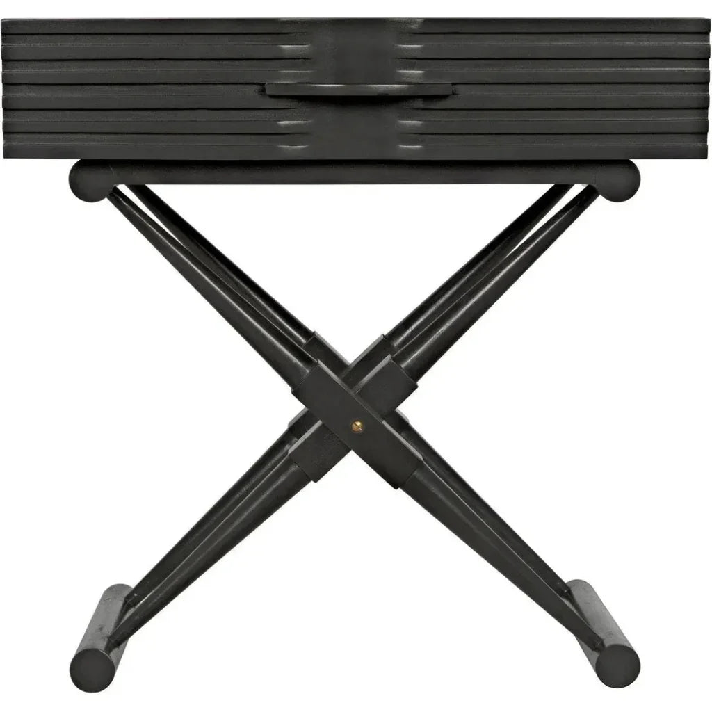 Zanta Wood Rectangle Side Table