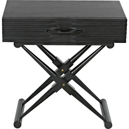 Zanta Wood Rectangle Side Table