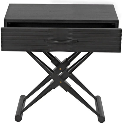 Zanta Wood Rectangle Side Table