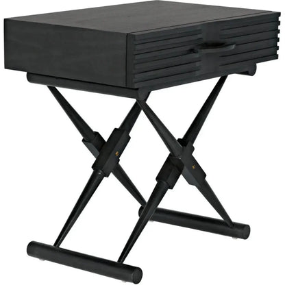 Zanta Wood Rectangle Side Table