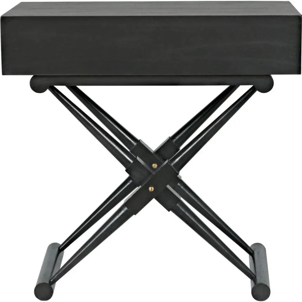 Zanta Wood Rectangle Side Table