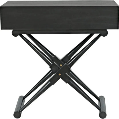 Zanta Wood Rectangle Side Table