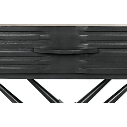 Zanta Wood Rectangle Side Table