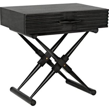 Zanta Wood Rectangle Side Table