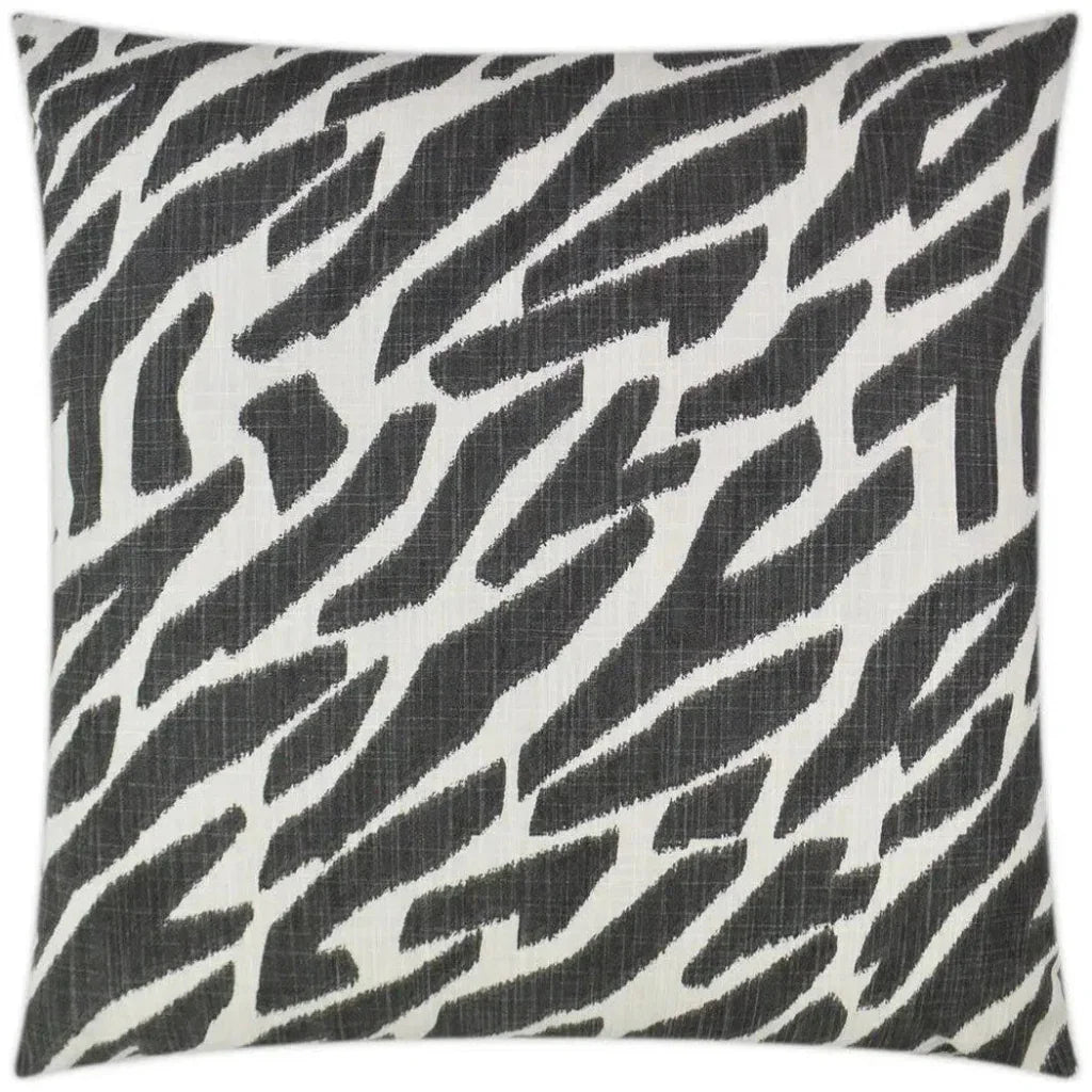 Zany Ink Black Throw Pillow With Insert - LOOMLAN - D.V. Kap - Throw Pillows
