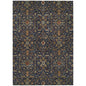 Zara Blue Washable Indoor-Outdoor Rug-Outdoor Rugs-LOOMLAN Rugs-2'6" x 3'10"-LOOMLAN