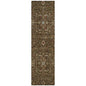 Zara Brown Washable Indoor-Outdoor Rug-Outdoor Rugs-LOOMLAN Rugs-2'3" x 7'6"-LOOMLAN