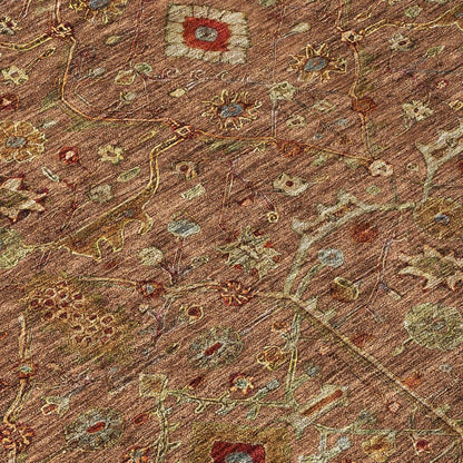 Zara Orange Washable Indoor-Outdoor Rug-Outdoor Rugs-LOOMLAN Rugs-LOOMLAN