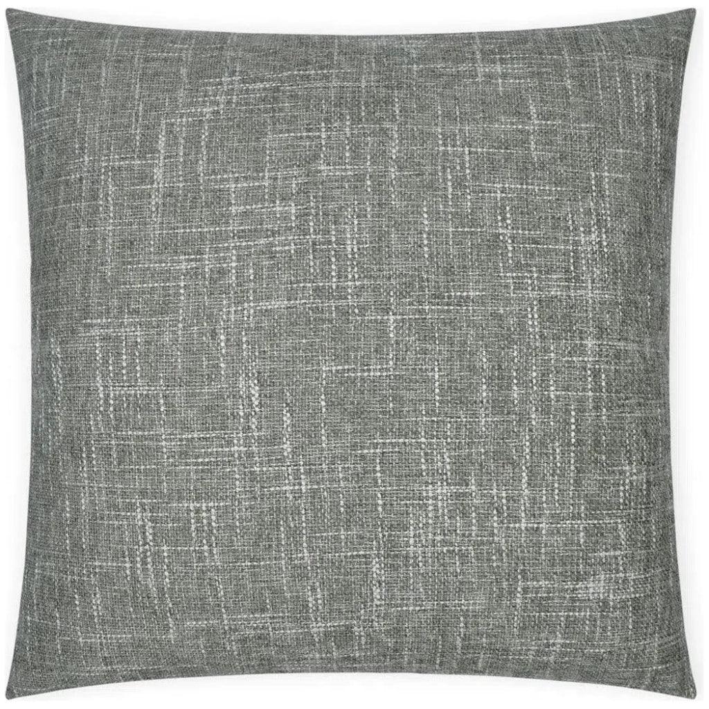 Zareen Slate Solid Grey Large Throw Pillow Insert - LOOMLAN - D.V. Kap - Throw Pillows