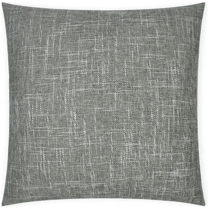 Zareen Slate Solid Grey Large Throw Pillow Insert - LOOMLAN - D.V. Kap - Throw Pillows