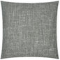 Zareen Slate Solid Grey Large Throw Pillow Insert - LOOMLAN - D.V. Kap - Throw Pillows