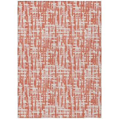 Zarifa Coral Washable Indoor-Outdoor Rug-Outdoor Rugs-LOOMLAN Rugs-2'6" x 3'10"-LOOMLAN