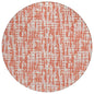 Zarifa Coral Washable Indoor-Outdoor Rug-Outdoor Rugs-LOOMLAN Rugs-8' x 8'-LOOMLAN