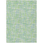 Zarifa Green Washable Indoor-Outdoor Rug-Outdoor Rugs-LOOMLAN Rugs-2'6" x 3'10"-LOOMLAN