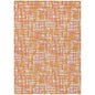 Zarifa Orange Washable Indoor-Outdoor Rug-Outdoor Rugs-LOOMLAN Rugs-2'6" x 3'10"-LOOMLAN