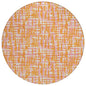 Zarifa Orange Washable Indoor-Outdoor Rug-Outdoor Rugs-LOOMLAN Rugs-8' x 8'-LOOMLAN