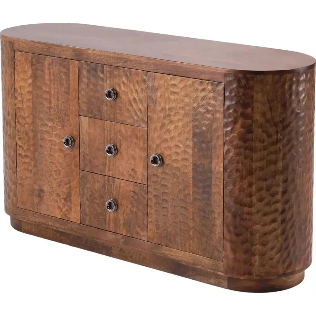 Elodie Wooden 2 Door with 3 Drawer Sideboard - LOOMLAN - LOOMLAN - Sideboards