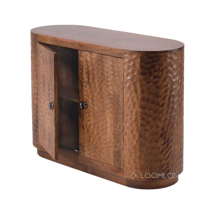 Zarmira Wooden Brown Accent Cabinet