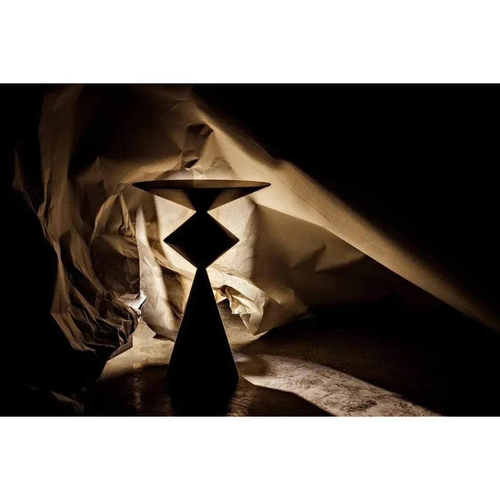 Zasa Side Table, Black Steel - LOOMLAN - Noir - Side Tables