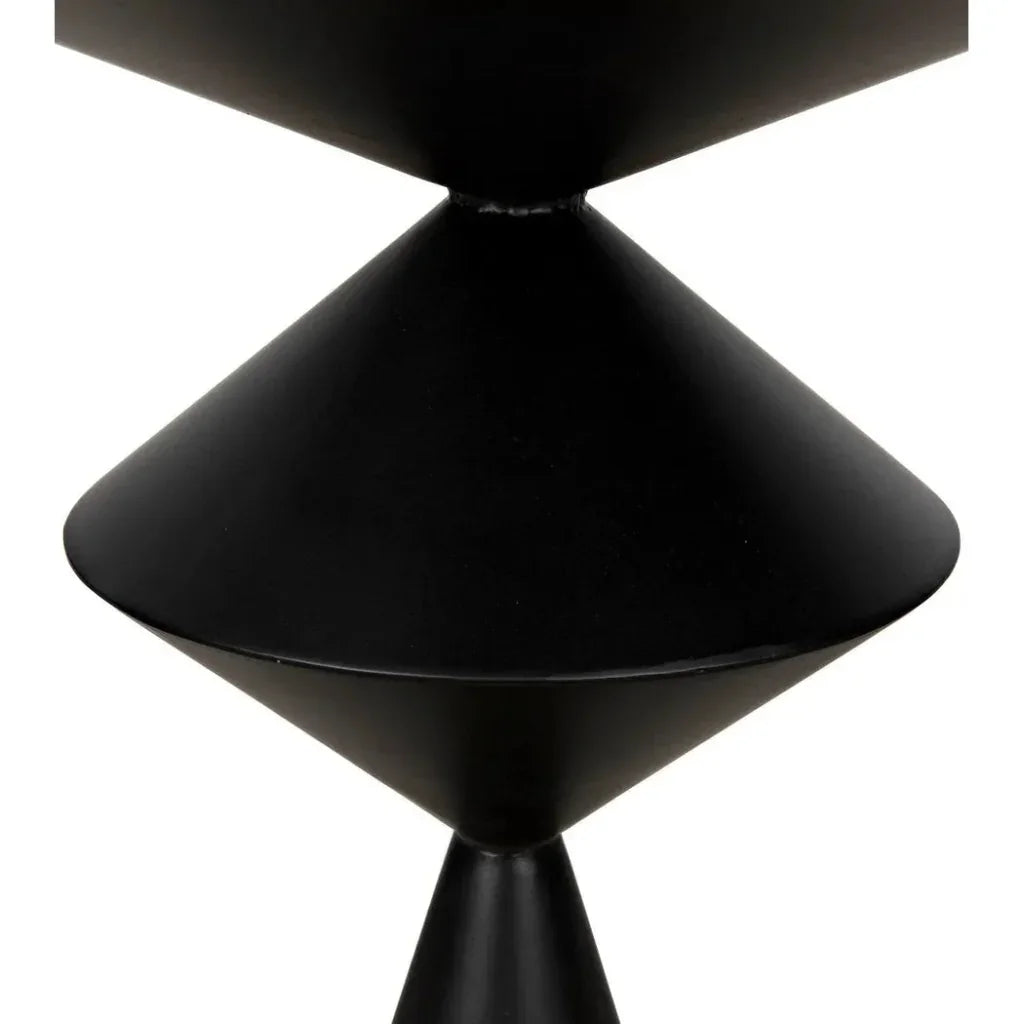 Zasa Side Table, Black Steel - LOOMLAN - Noir - Side Tables