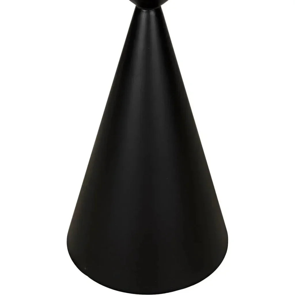 Zasa Side Table, Black Steel - LOOMLAN - Noir - Side Tables