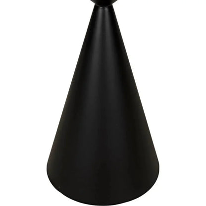 Zasa Side Table, Black Steel - LOOMLAN - Noir - Side Tables