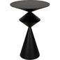 Zasa Side Table, Black Steel - LOOMLAN - Noir - Side Tables
